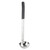 TableCraft Products AM5313BK 3 Oz. Stainless Steel Antimicrobial Ladle with 11 1/2" L Black Vinyl Coated Handle