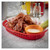 TableCraft Products 1076R Red Oval Chicago Plastic Basket - 36/Case