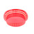 TableCraft Products 1076R Red Oval Chicago Plastic Basket - 36/Case