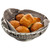 TableCraft Products 6175 10" W x 3 3/4" H Round Stainless Steel Cash & Carry Regent Basket