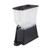 TableCraft Products H353DP 3 Gal. 8" W x 16 1/8" D x 20 5/8" H Black Plastic Cash & Carry Slimline Beverage Dispenser