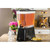 TableCraft Products H353DP 3 Gal. 8" W x 16 1/8" D x 20 5/8" H Black Plastic Cash & Carry Slimline Beverage Dispenser