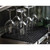 TableCraft Products BM1212 12" W x 12" D Black Cash & Carry Bar Mat & Liner