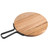 TableCraft Products 10079 10" D x 3/5" H x 14 3/4" W Light Brown Round Industrial Collection Serving Paddle