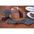 TableCraft Products 10079 10" D x 3/5" H x 14 3/4" W Light Brown Round Industrial Collection Serving Paddle