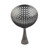 TableCraft Products 10557 3 3/16" W x 1 1/8" D x 6 1/4" H Black Acid Etch Finish Stainless Steel Julep Strainer