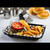 TableCraft Products C1077BK 10 3/4" W x 7 3/4" D x 1 1/2" H Black Rectangular Cash & Carry Grande Baskets - 3 Packs of 12