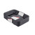 TableCraft Products C1077BK 10 3/4" W x 7 3/4" D x 1 1/2" H Black Rectangular Cash & Carry Grande Baskets - 3 Packs of 12