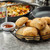 TableCraft Products H711372BK 13" W x 7" D x 2" H Black Oval Metal Meranda Serving Basket