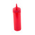 TableCraft Products 11253K 12 Oz. Red WideMouth Squeeze Bottle