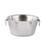 TableCraft Products WBT14 3 Gal. Round Stainless Steel Wave Collection Beverage Tub