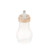 TableCraft Products PP410A 10 Oz. Teardrop Design Almond ABS Plastic Top Polypropylene Transparent Syrup Dispenser