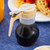TableCraft Products PP410A 10 Oz. Teardrop Design Almond ABS Plastic Top Polypropylene Transparent Syrup Dispenser