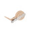 TableCraft Products PP410A 10 Oz. Teardrop Design Almond ABS Plastic Top Polypropylene Transparent Syrup Dispenser