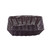 TableCraft Products 1472 9" W x 6" D x 2 1/2" H Brown Rectangular Polypropylene Cord Hand-Woven Basket