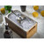 TableCraft Products CRATE136 12.75" W x 6.8" D x 6.25" H Brown Third Size Gastro Serving / Display Crate Fits 1/3 GN Pan