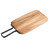 TableCraft Products 10077 12 1/8" W x 7 1/8" D x 3/5" H Rectangular Light Brown Industrial Collection Serving Paddle