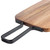 TableCraft Products 10077 12 1/8" W x 7 1/8" D x 3/5" H Rectangular Light Brown Industrial Collection Serving Paddle