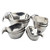 TableCraft Products 9812 12 Oz. Stainless Steel Brushed Finish Gravy Boat