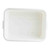 TableCraft Products P1537W 21 1/4" W x 15 1/2" D x 7 1/8" H High Density Polyethylene Stackable White Tote Box (Sold in Pallet of 240)