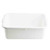 TableCraft Products P1537W 21 1/4" W x 15 1/2" D x 7 1/8" H High Density Polyethylene Stackable White Tote Box (Sold in Pallet of 240)