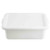 TableCraft Products P1537W 21 1/4" W x 15 1/2" D x 7 1/8" H High Density Polyethylene Stackable White Tote Box (Sold in Pallet of 240)