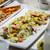 TableCraft Products M2010 19 1/2" W x 10 1/2" D White Rectangular Melamine Frostone Collection Dish