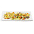 TableCraft Products M2010 19 1/2" W x 10 1/2" D White Rectangular Melamine Frostone Collection Dish