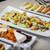 TableCraft Products M2010 19 1/2" W x 10 1/2" D White Rectangular Melamine Frostone Collection Dish
