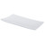 TableCraft Products M2010 19 1/2" W x 10 1/2" D White Rectangular Melamine Frostone Collection Dish