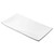 TableCraft Products M2010 19 1/2" W x 10 1/2" D White Rectangular Melamine Frostone Collection Dish
