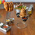 TableCraft Products 10460 4" W x 4" Dx 7" H Mirror Finish Stainless Steel Onion Ring Tower