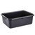 TableCraft Products 1537B 6 Gal Black Bus Tub HDPE Tote Box - 12/Case
