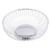 TableCraft Products 4175 9 5/8" W x 3 1/4" H Round Chrome Plated Cash & Carry Chalet Basket