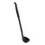 TableCraft Products 10050 11 1/4" 1 Oz. One-Piece Silicone Handle Stainless Steel Ladle