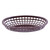 TableCraft Products 1074BR Brown Oval Classic Plastic Basket