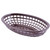 TableCraft Products 1074BR Brown Oval Classic Plastic Basket