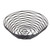 TableCraft Products BK17508 8" W x 8" D x 2.25" H Black Round Artisan Collection Basket