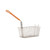 TableCraft Products 43 24-1/2" W x 6-3/8" D x 11-1/2" H Rectangular Nickel Plated Steel Fry Basket