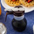TableCraft Products PP410B 10 Oz. Teardrop Design Brown ABS Plastic Top Polypropylene Transparent Syrup Dispenser