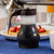 TableCraft Products PP410B 10 Oz. Teardrop Design Brown ABS Plastic Top Polypropylene Transparent Syrup Dispenser