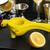 TableCraft Products V119 Yellow Coated Zinc Alloy Footed Cash & Carry Citrus Hand Squeezer