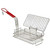 TableCraft Products TB1164 Nickel Plated Burrito Fry Basket