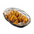 TableCraft Products BK17409 Oval Black Artisan Collection Basket - 9 1/4" W x 6 1/4" D x 2 1/4" H