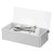 TableCraft Products H1604 4-Compartment Silver Stainless Steel Cash & Carry Bar Caddy Set