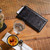 TableCraft Products 59BK Black Vinyl Check Presenter with Credit Card Holder
