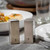 TableCraft Products 167 1 1/2 Oz. 1 3/16" x 3 1/8"H Square Stainless Steel Salt/Pepper Shaker - 6 Sets of 2
