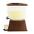 TableCraft Products 354DP 3 Gal. 8" W x 16 1/8" D x 20 5/8" H Brown Slimline Beverage Dispenser