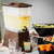 TableCraft Products 354DP 3 Gal. 8" W x 16 1/8" D x 20 5/8" H Brown Slimline Beverage Dispenser