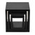 TableCraft Products WBK3 3 Piece Black Wood Barclay Riser Set